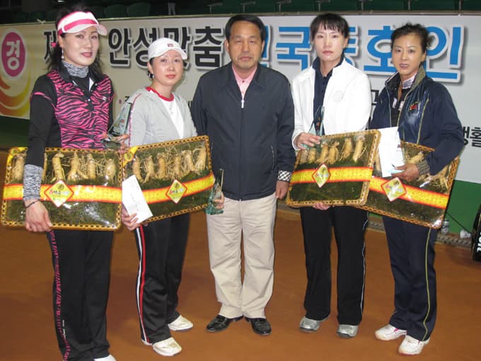 제9회안성맞춤전국동호인테니스대회 국화부입상자