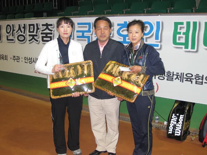 제9회안성맞춤전국동호인테니스대회 국화부입상자