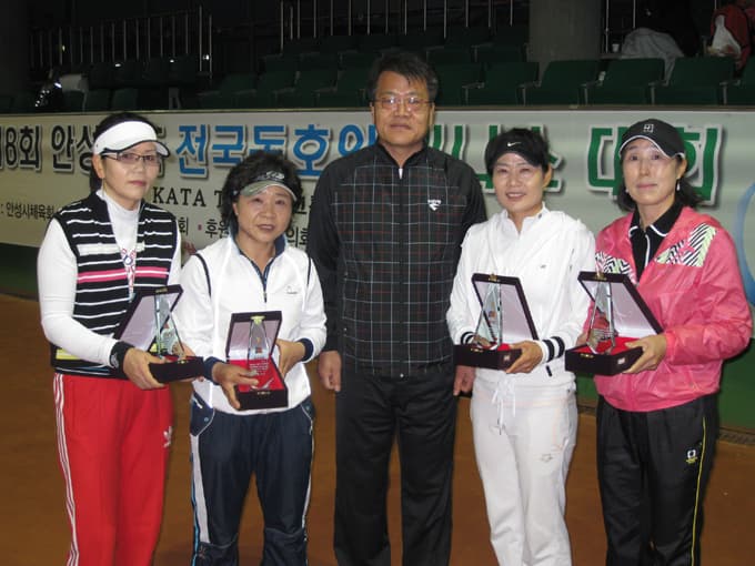 제9회안성맞춤전국동호인테니스대회 국화부입상자